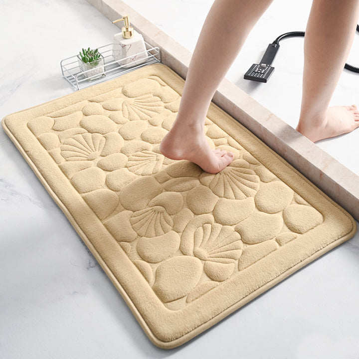 Küstenkiesel Design Badezimmermatte Karnz