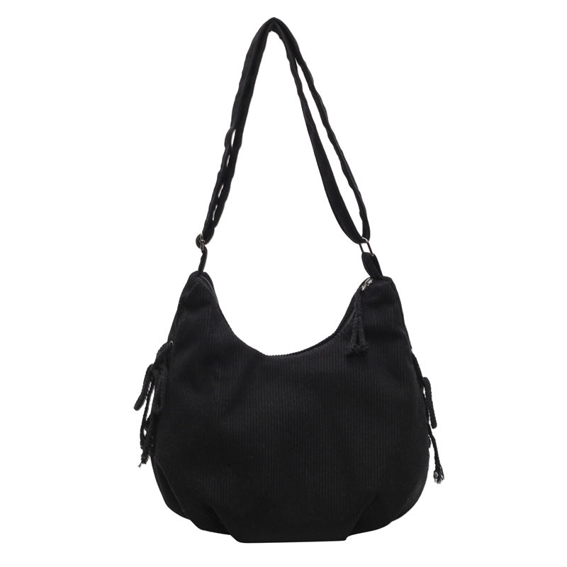 Lässig Texturierte Hobo Tasche Karnz