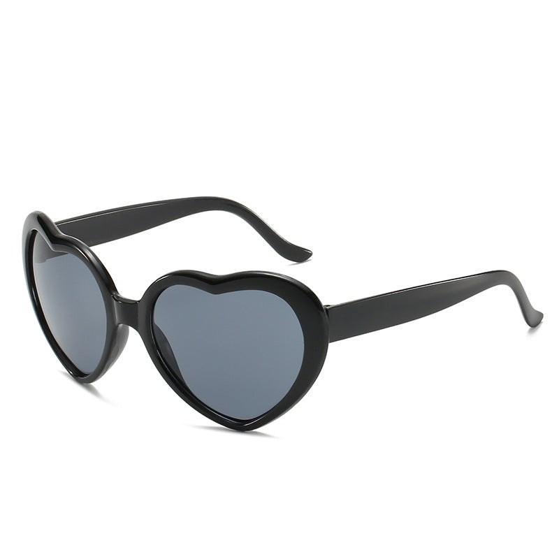 Damen Herzförmige Sonnenbrille Karnz