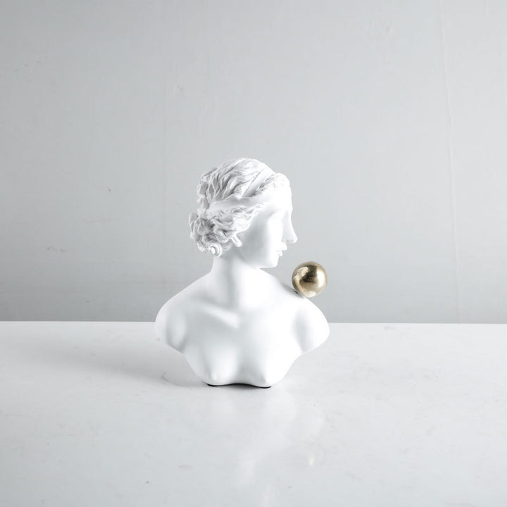 Künstlerische Büstenfigur