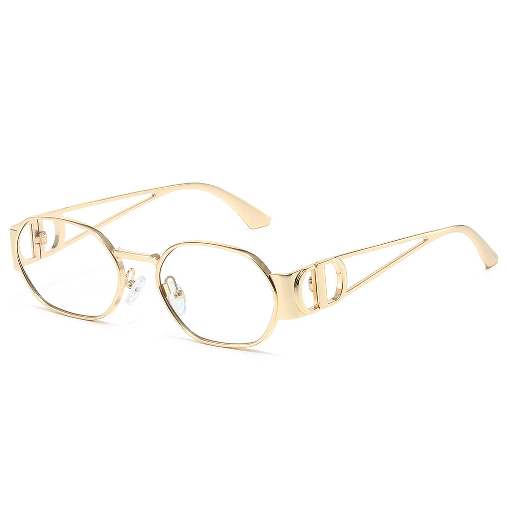 Moderne elegante ovale Sonnenbrillen Karnz