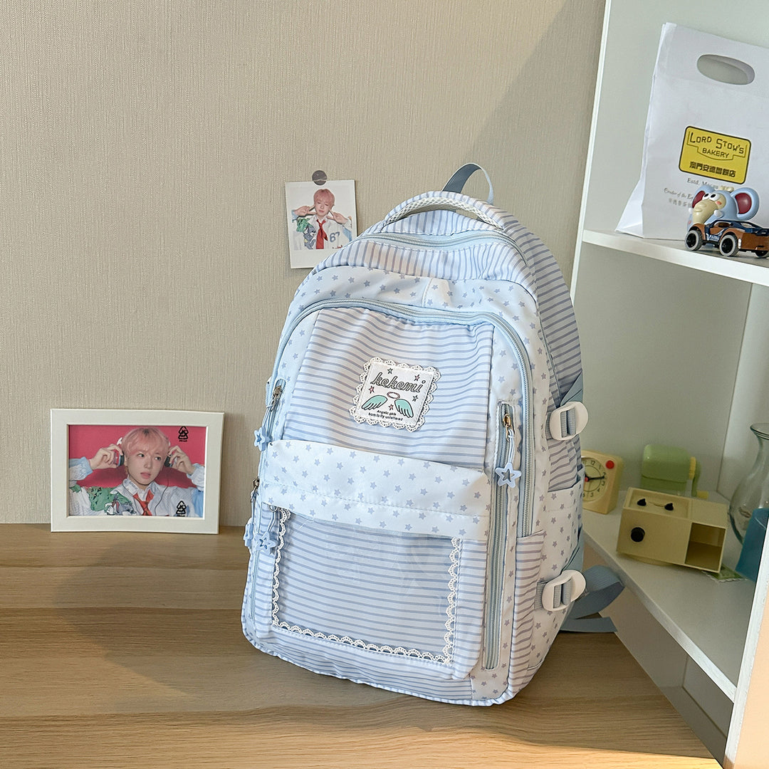 Niedlicher schulrucksack mit sternenmuster Karnz