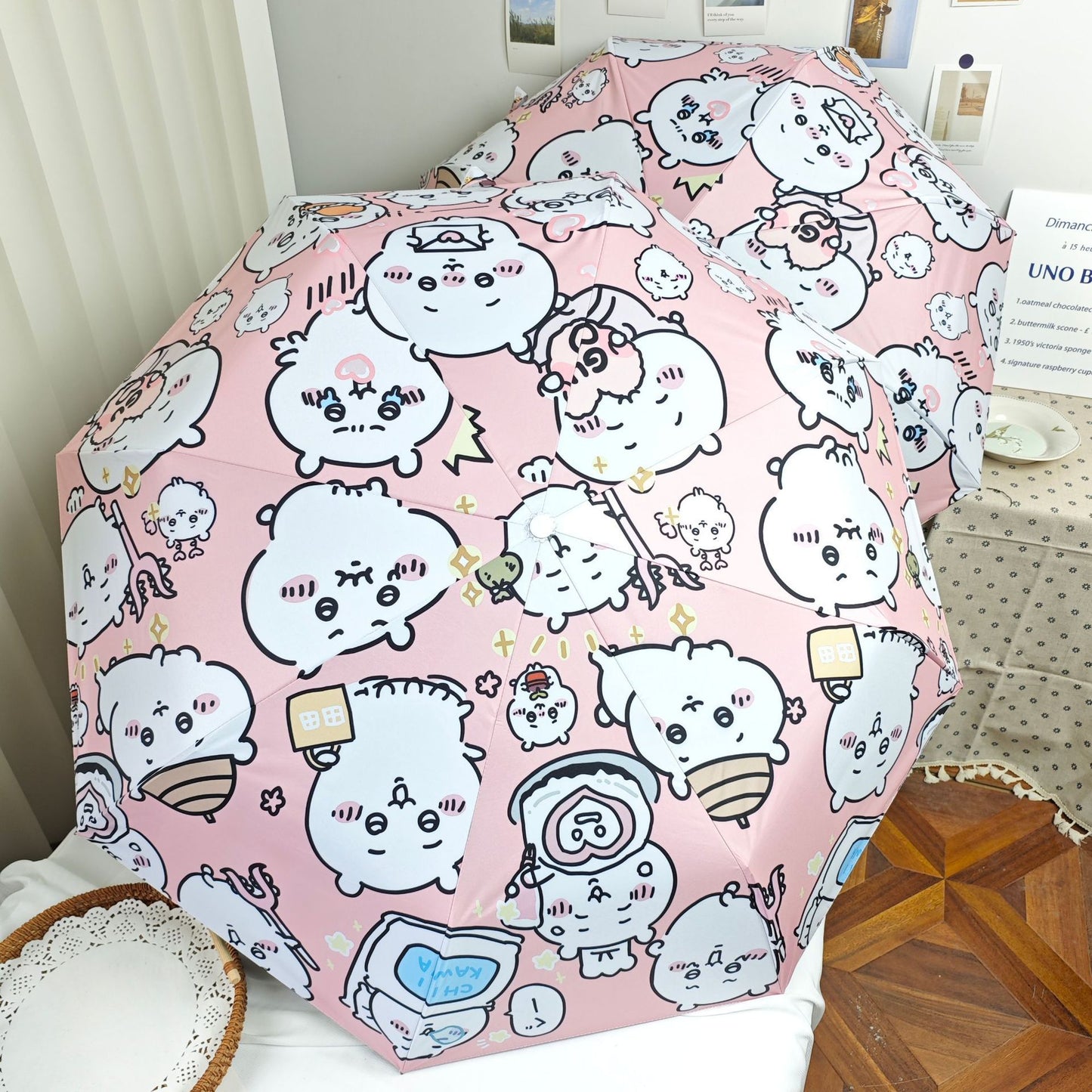 Damen Faltbarer Regenschirm mit humorvollem Tierdesign Karnz
