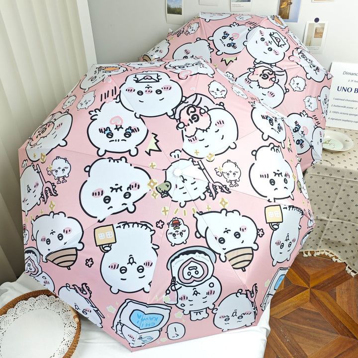 Damen Faltbarer Regenschirm mit humorvollem Tierdesign Karnz
