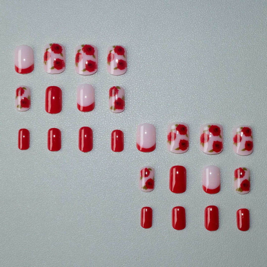 Künstlerisches Blumen Gel Nagel Kunst Set