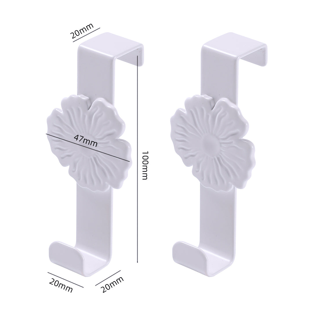 Unisex Wandhaken mit floralem Design Karnz