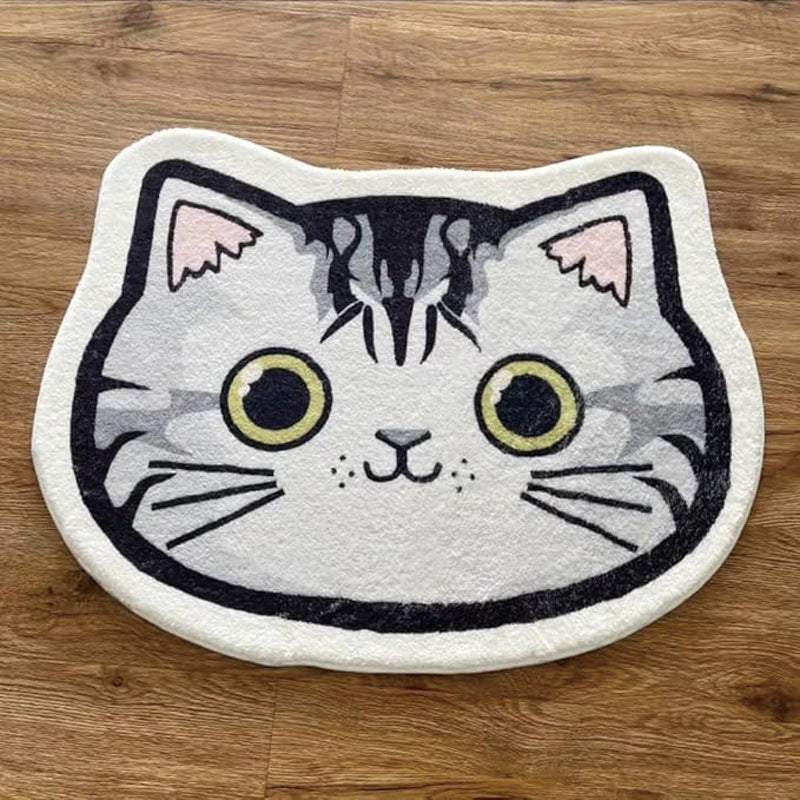Katzenförmige Badematte