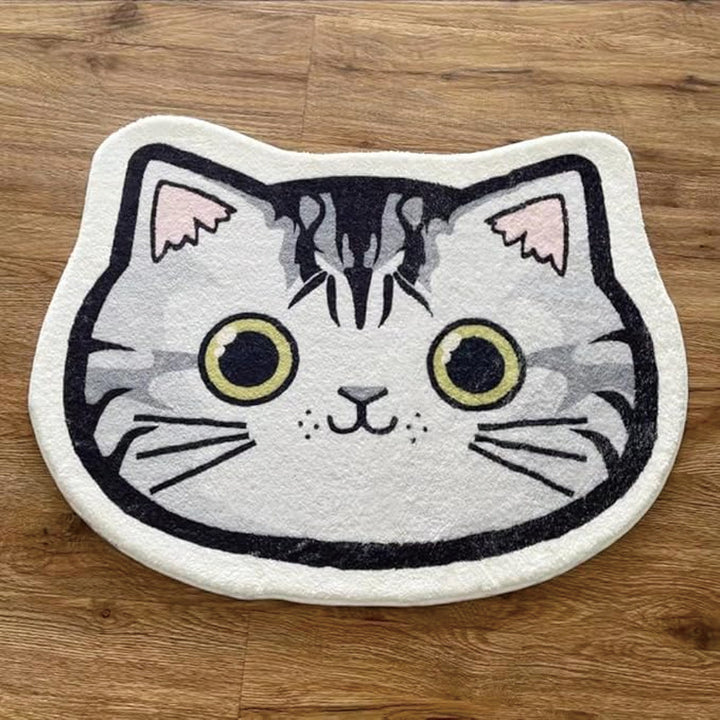 Katzenförmige Badematte