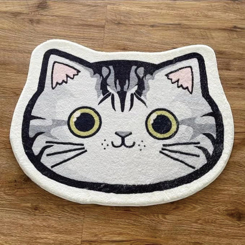 Katzenförmige Badematte