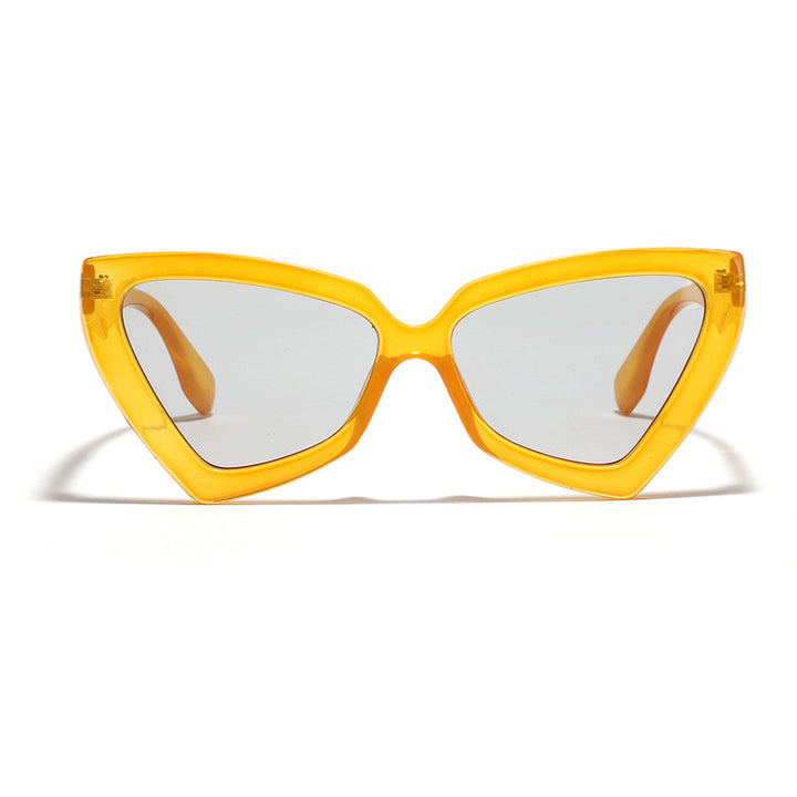 Damen Cat-Eye Sonnenbrille mit verspiegelten Gläsern und robustem Rahmen Karnz