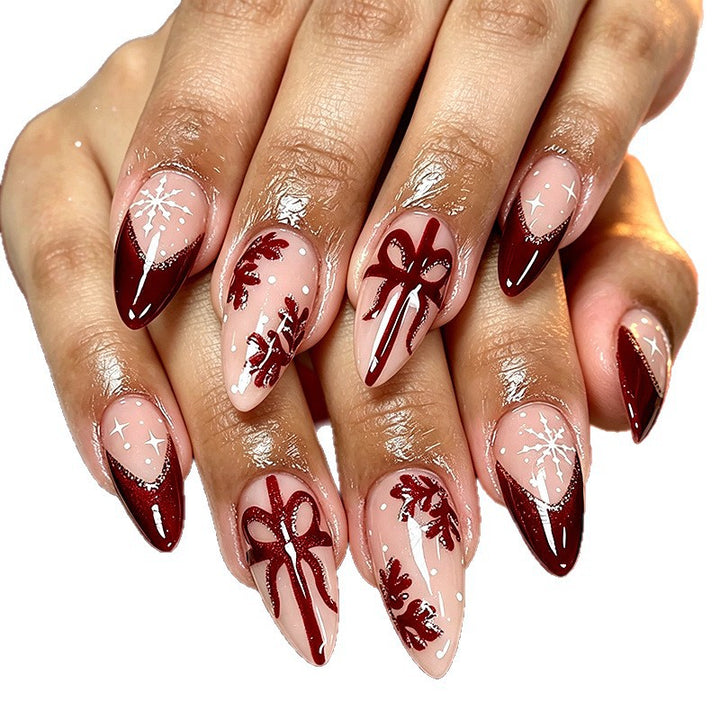 Saisonale Feiertags Nagelkunst Karnz