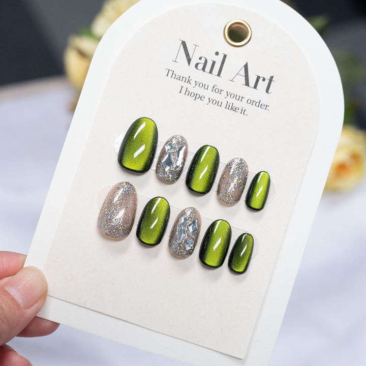 Hochglanz Press-On Nagelkunst