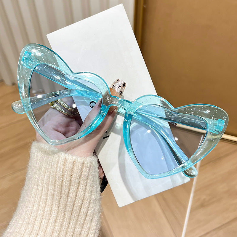 Damen herzförmige Sonnenbrille Karnz