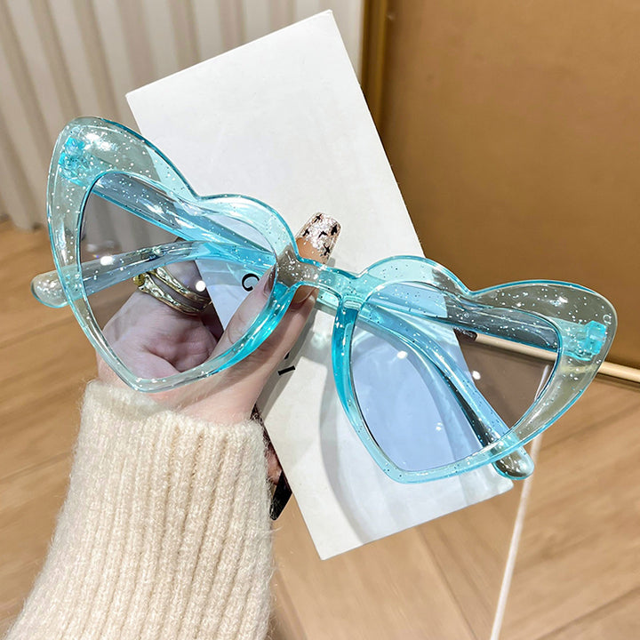 Damen herzförmige Sonnenbrille Karnz