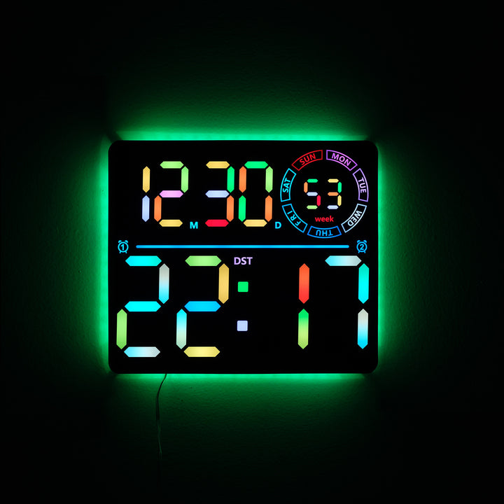 Digitale Wand-Uhr Karnz