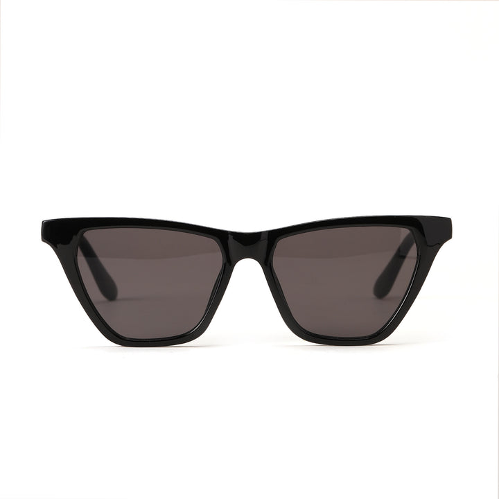 Damen Cat-Eye Sonnenbrille mit modernem, durchscheinendem Rahmen Karnz