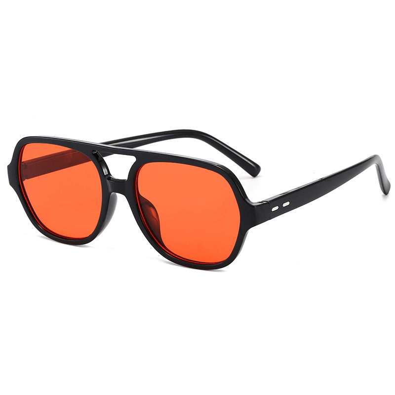 Damen quadratische Brille mit klarem Rahmen und modischem Design Karnz