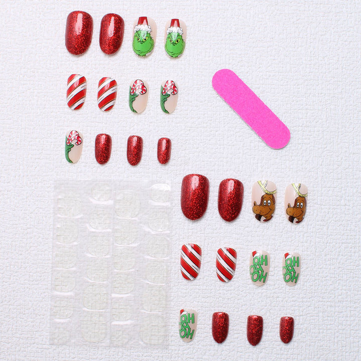 Urlaubs-Themen Press-On Nagelkunst Karnz