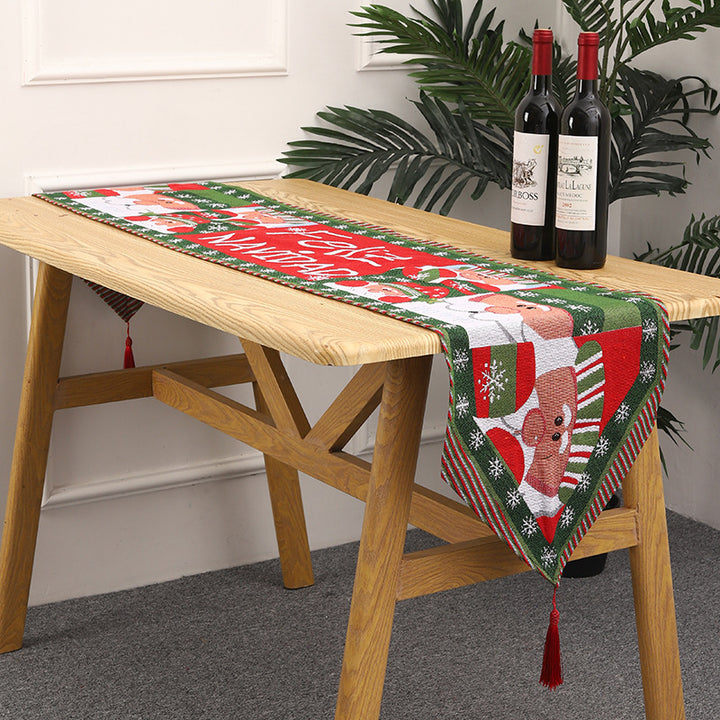 Festlicher Tischläufer mit Rentier-Motiv Karnz