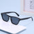 Damen modische Sonnenbrille im trendigen geometrischen Design Karnz