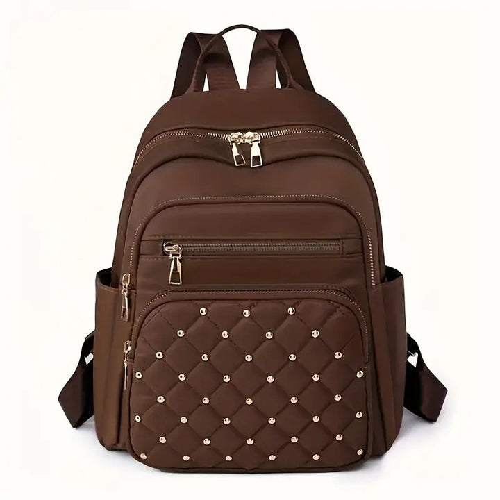 Eleganter gesteppten Multi-Taschen-Rucksack