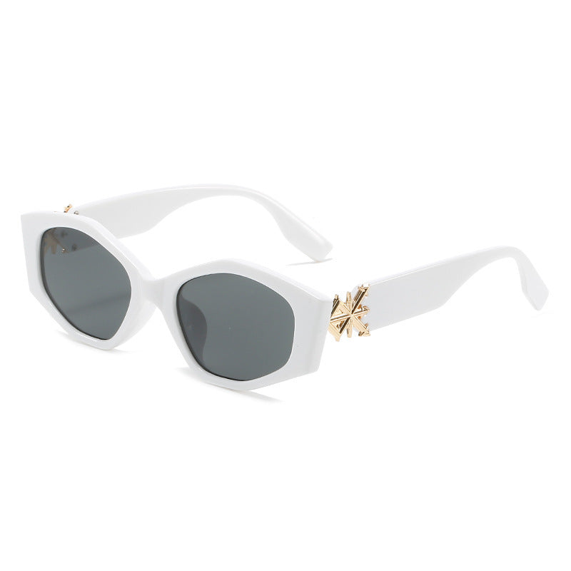 Statement Hexagonale Rahmen Sonnenbrille Karnz 1787812354