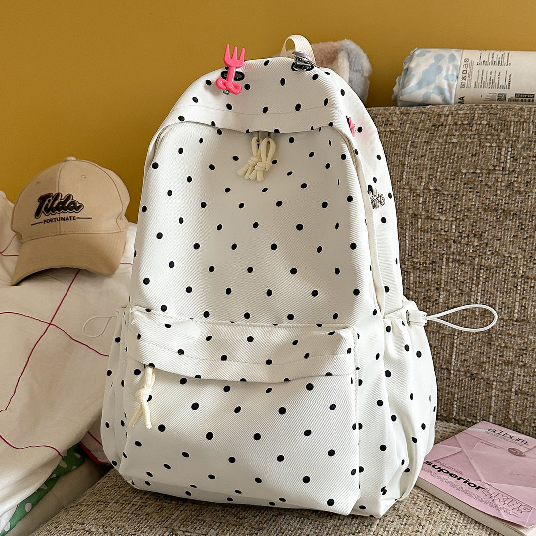 Polka Dot Leichter Rucksack Karnz