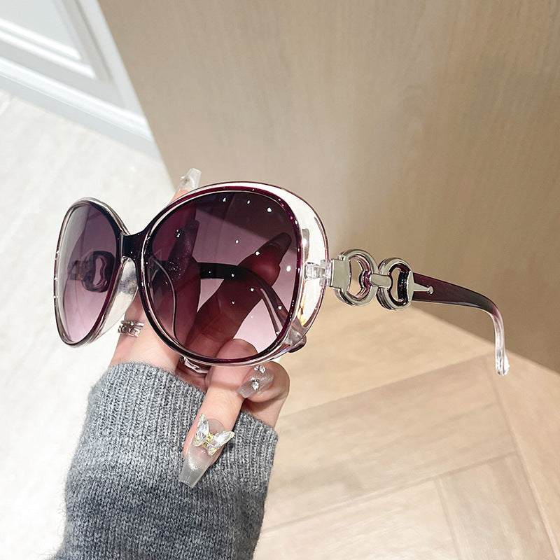 Damen Oversized Sonnenbrille mit UV-Schutz und trendigem Design Karnz
