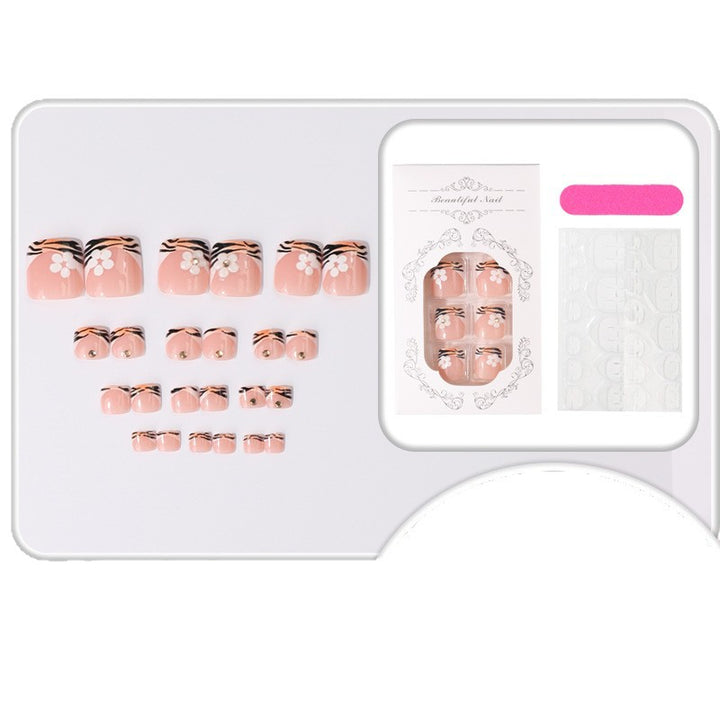Dekorative Druck-Nagelspitzen-Set Karnz