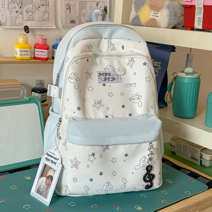 Stylischer Grafikdruck-Rucksack Karnz