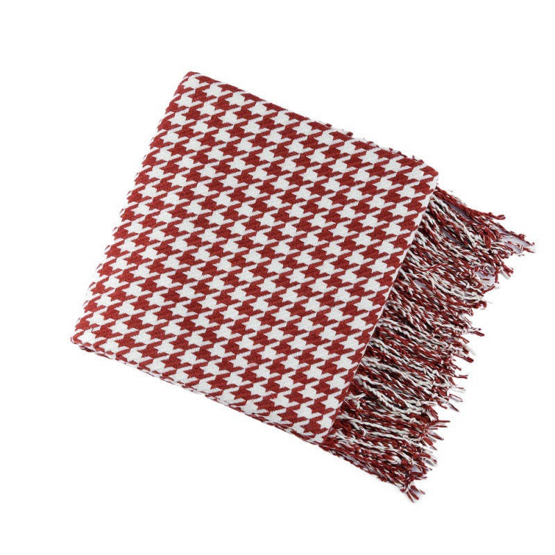 Gemütliche Strickdecke