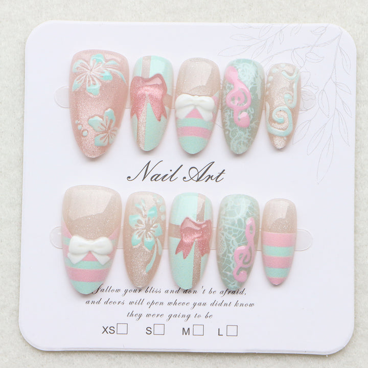 Themen Press-On Nagelkunst Set Karnz