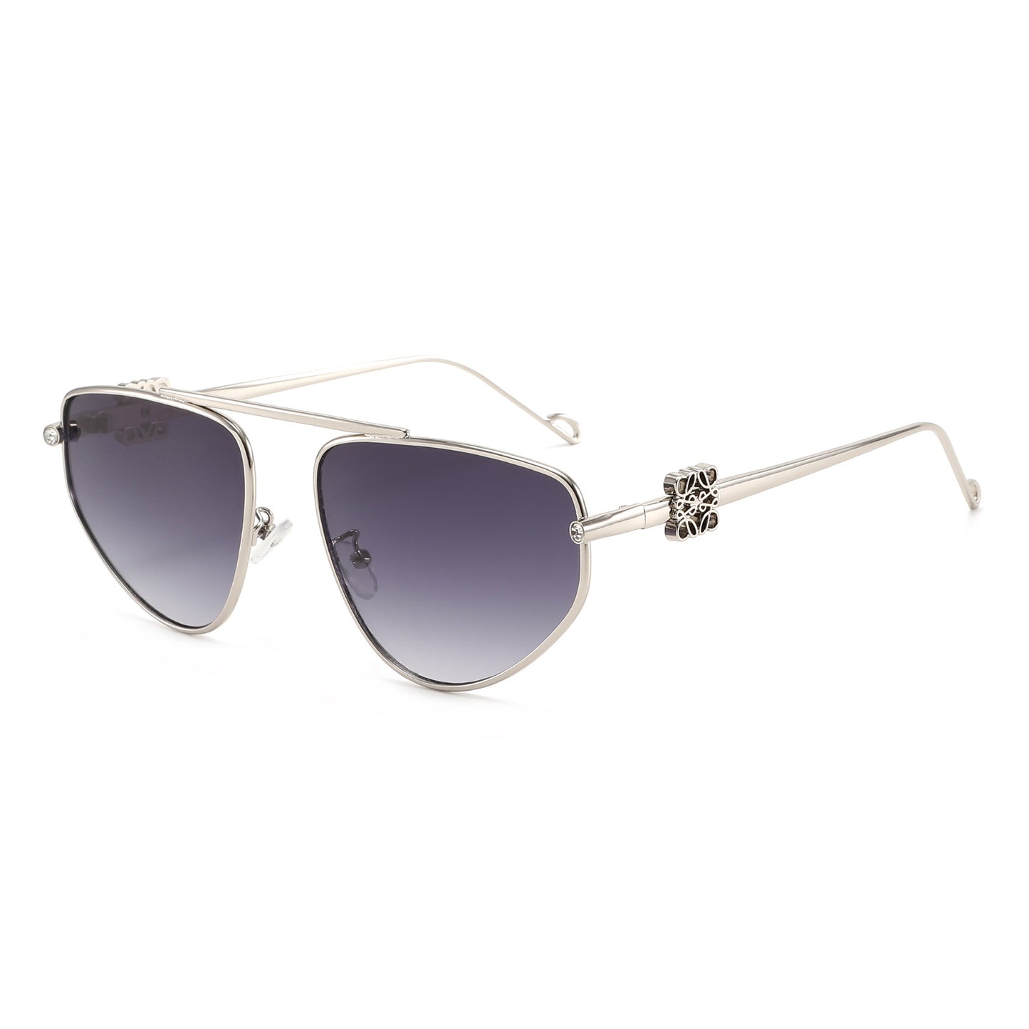 Damen Glamouröse Sonnenbrille mit eleganten Verzierungen Karnz
