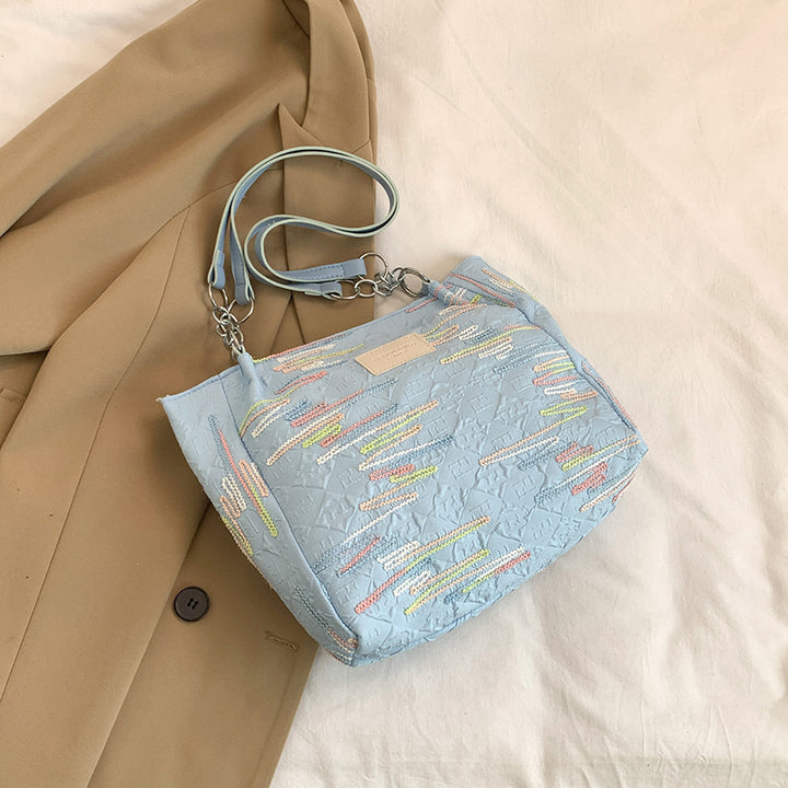 Bunte gestickte Hobo Tasche Karnz