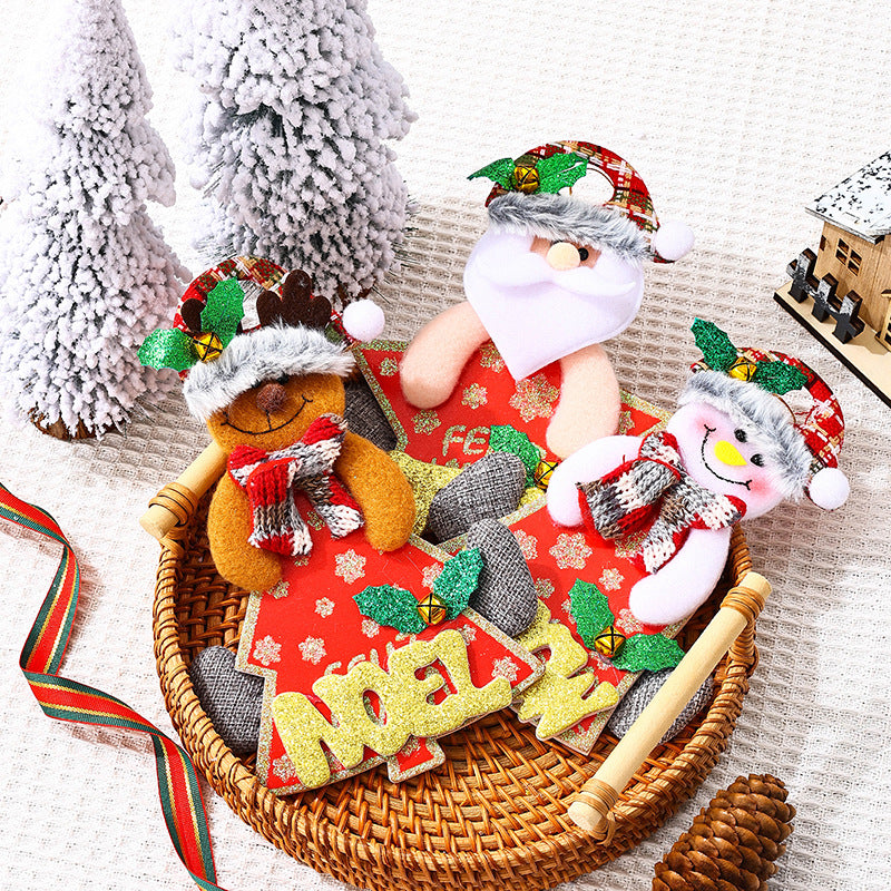 Dekorative Weihnachtsfigur in Schneemann-Design Karnz