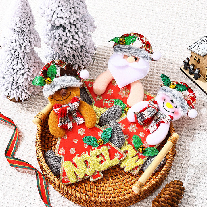 Dekorative Weihnachtsfigur in Schneemann-Design Karnz