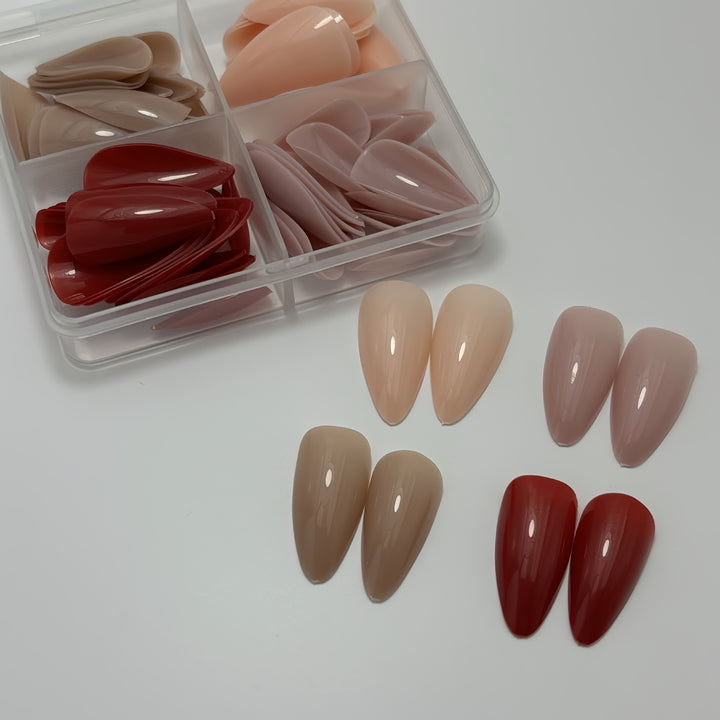 Premium Stiletto Press-On Nagelset Karnz