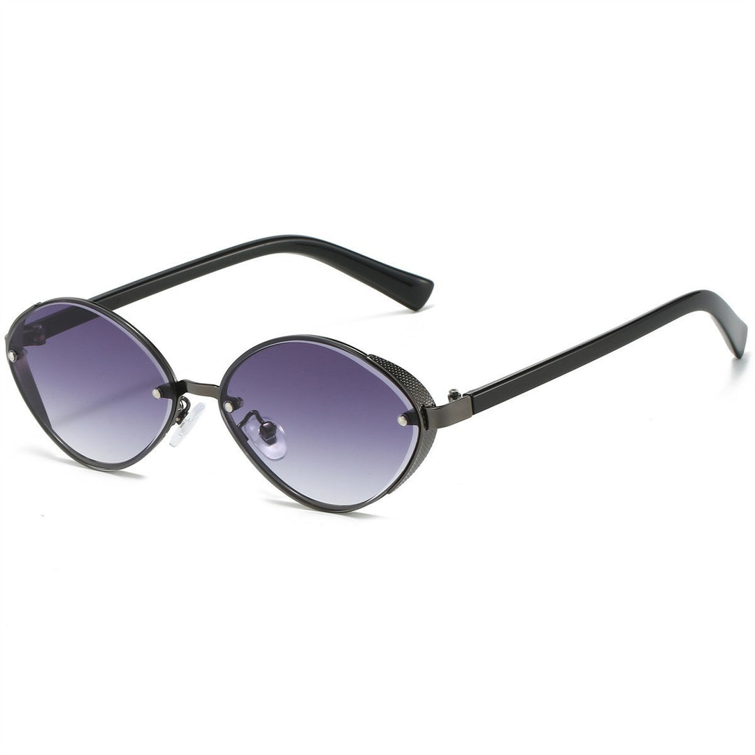Elegante ovale Rahmen-Sonnenbrille