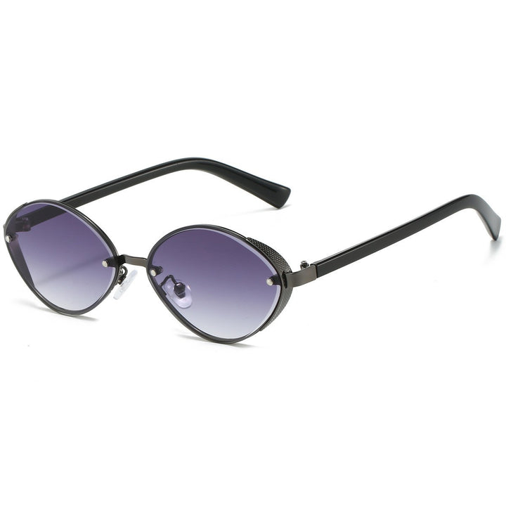 Elegante ovale Rahmen-Sonnenbrille
