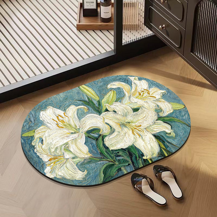 Künstlerisches Floral Design Matte