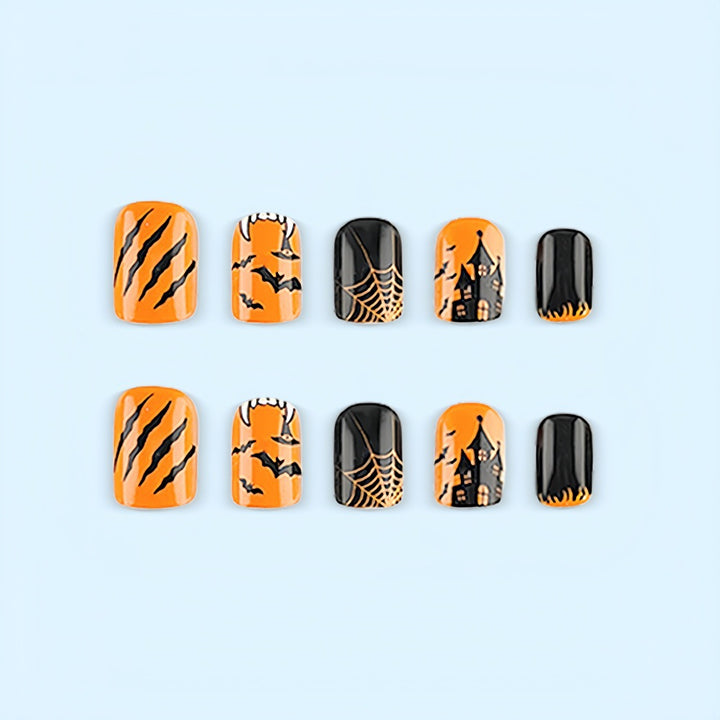 Kreatives Halloween Kunstnagel-Designset Karnz