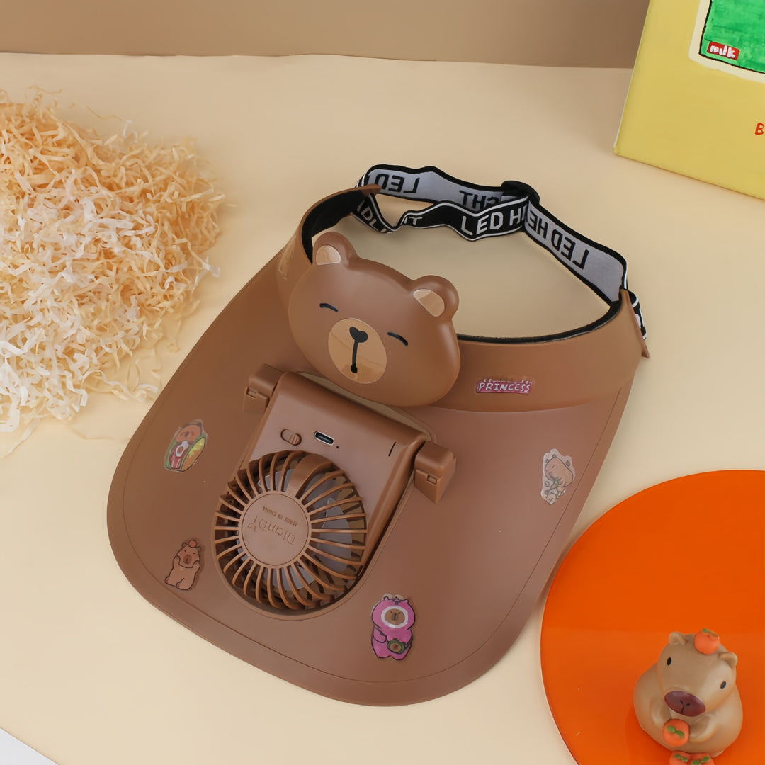 Damen Tragbarer Handventilator mit vielseitigem Pandadesign Karnz