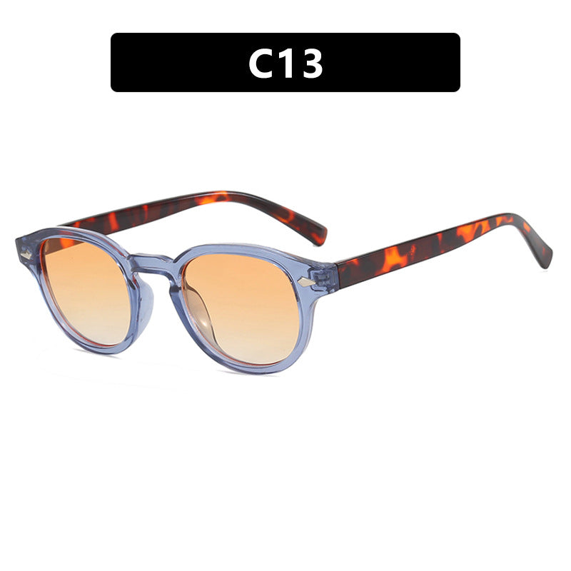 Damen runde Sonnenbrille mit elegantem Design und UV-Schutz Karnz