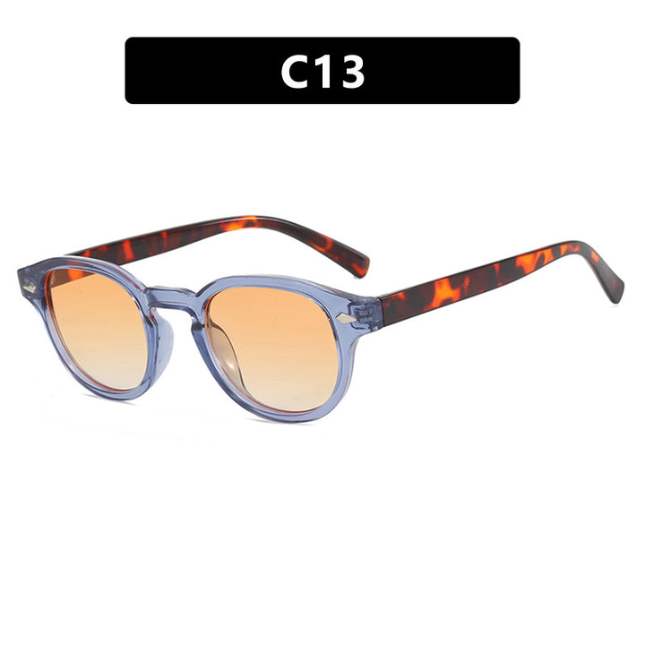 Damen runde Sonnenbrille mit elegantem Design und UV-Schutz Karnz