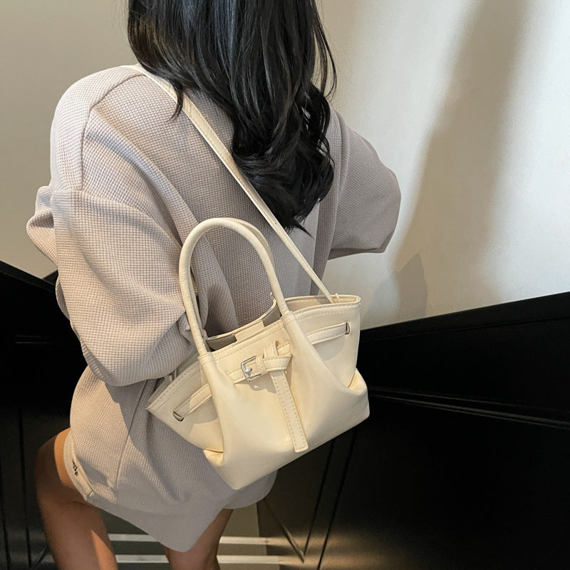 Strukturierte Mini-Handtasche