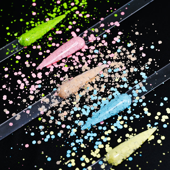 Dekorative Nagelkunst Glitter Flakes