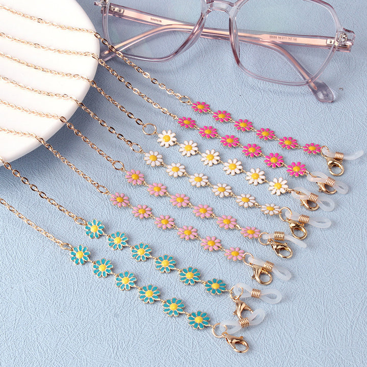 Floral Charm Brillen Kette Karnz