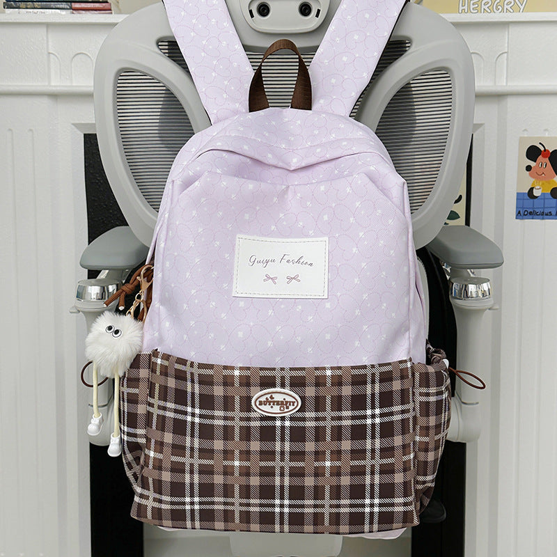 Stylischer Blumenmuster-Rucksack