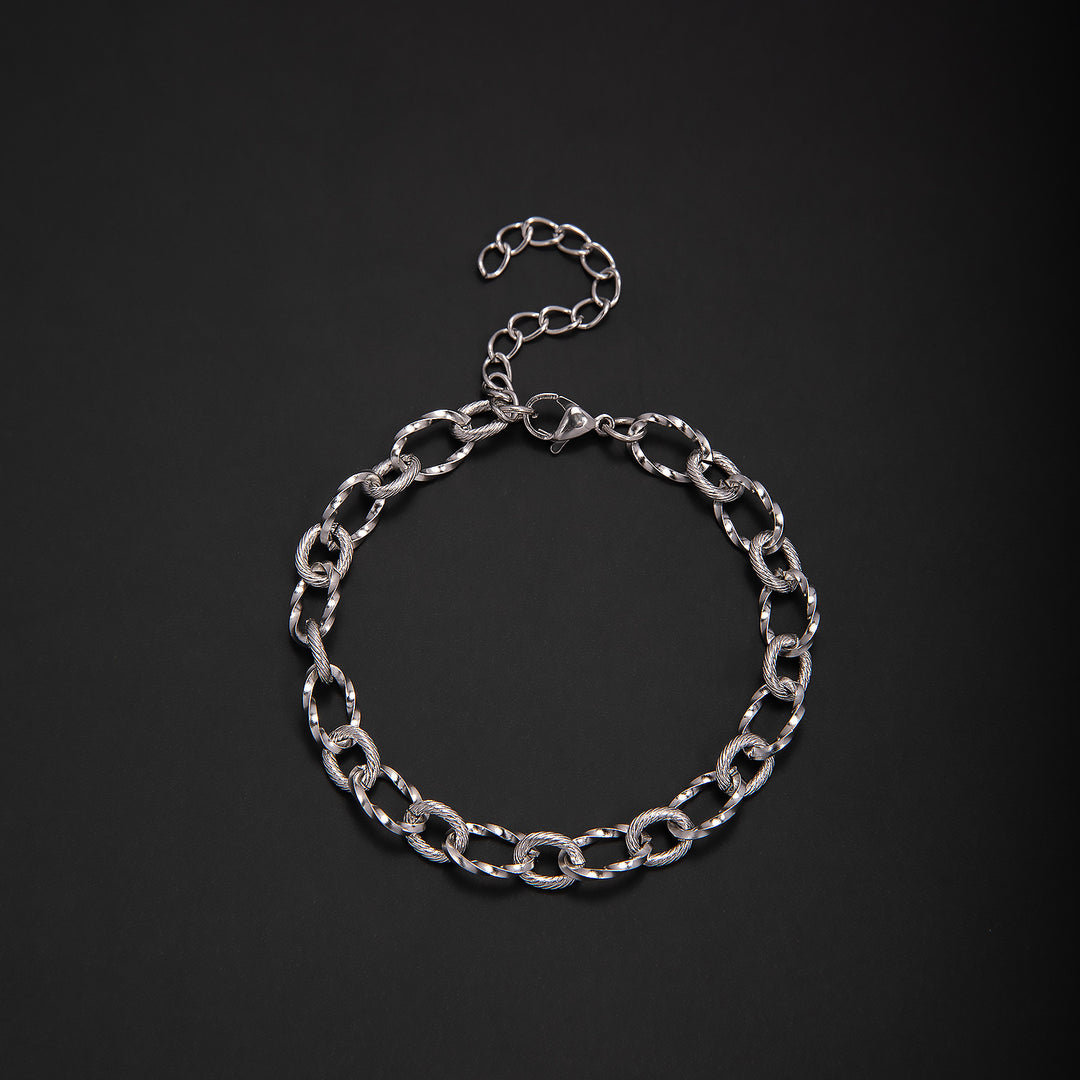 Vernetztes Metall-Gliederarmband Karnz