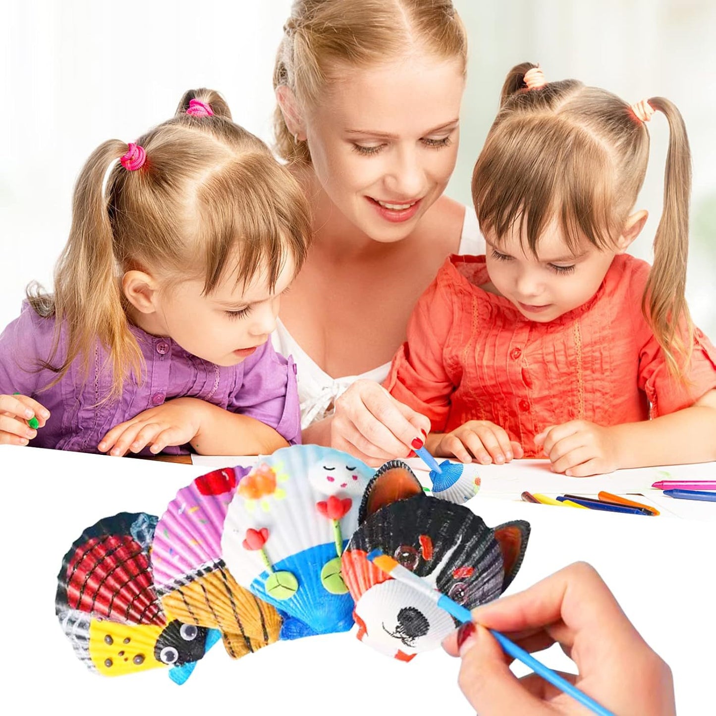 Unisex Kreatives Bastelset mit Muscheln und Farben Karnz